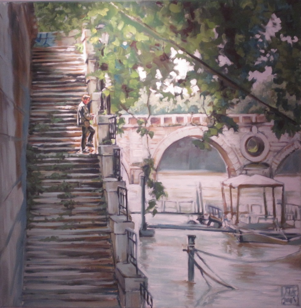 Takáts Márton: Vasárnap Tevere part
