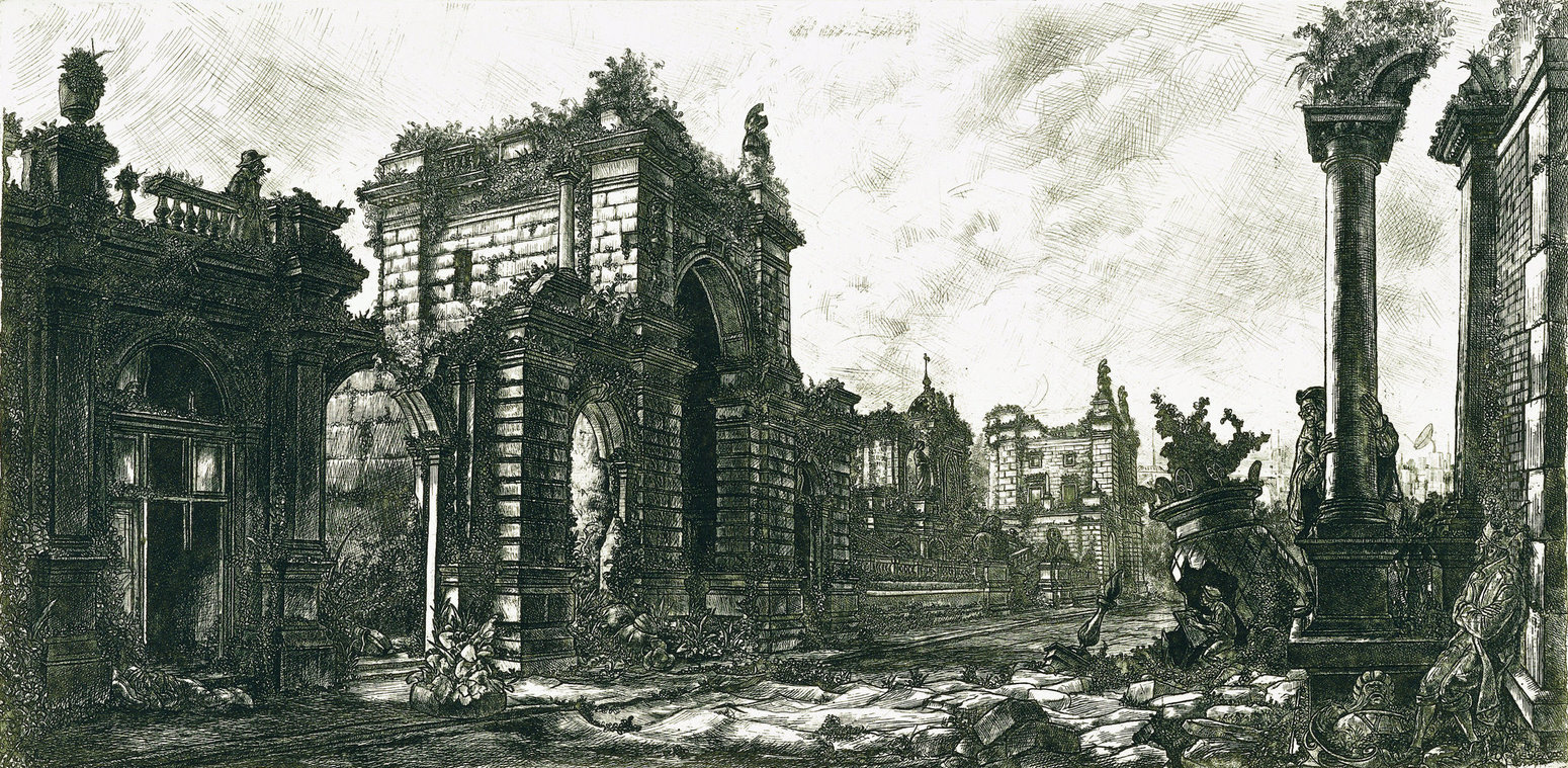 Takáts Márton: Budapest, Várkert bazár (Hommage á Piranesi)