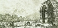Takáts Márton: Budapest, Gellért fürdő (Hommage a Piranesi)