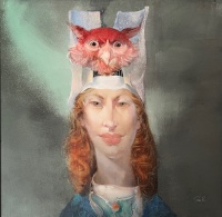 Szász Endre: Nő bagollyal