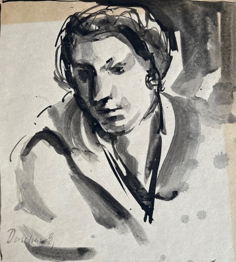 Duschanek János: Portré