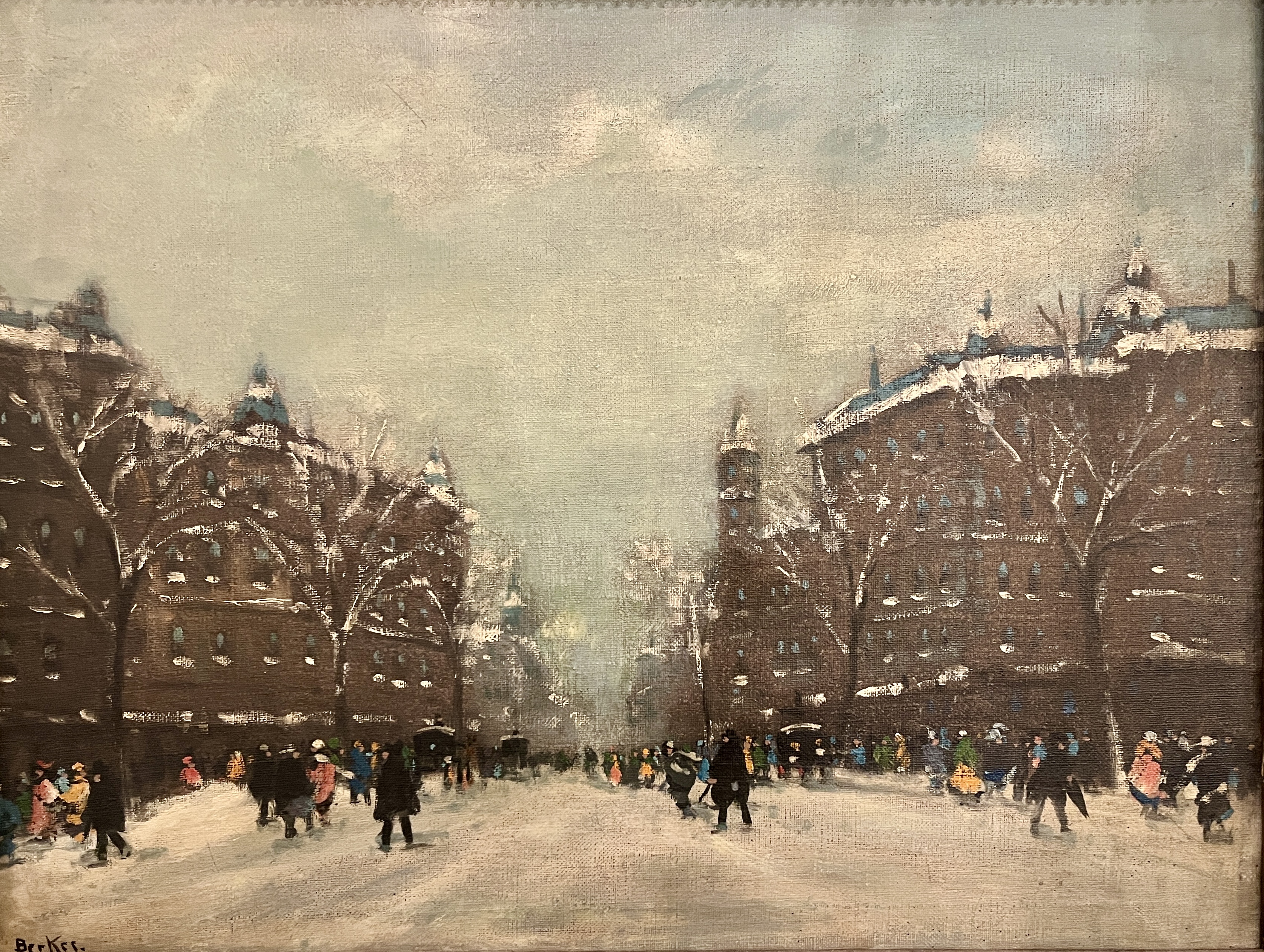 Berkes Antal: Budapest télen