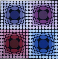 Victor Vasarely: Stri-Arct II