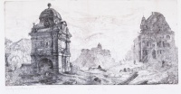 Takáts Márton: Budapest, hommage á Piranesi, Ferenc József híd