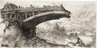 Takáts Márton: Budapest, hommage á Piranesi, Margit híd