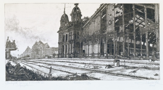 Takáts Márton: Budapest, hommage á Piranesi, Nyugati pályaudvar