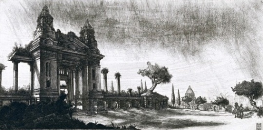 Takáts Márton: Budapest, hommage á Piranesi, Tőzsde palota
